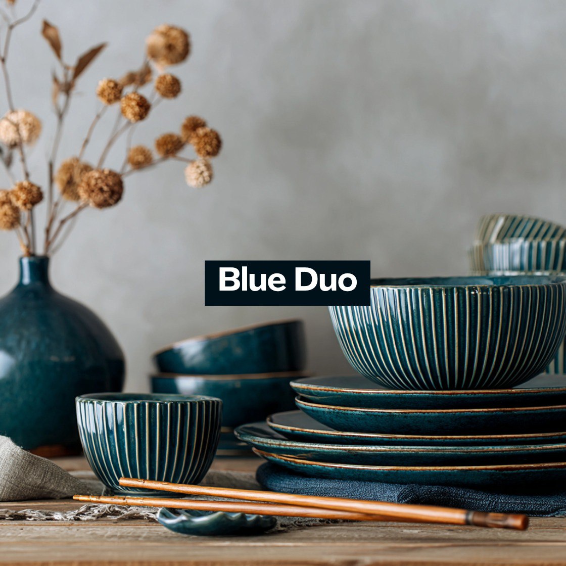 Blue duo